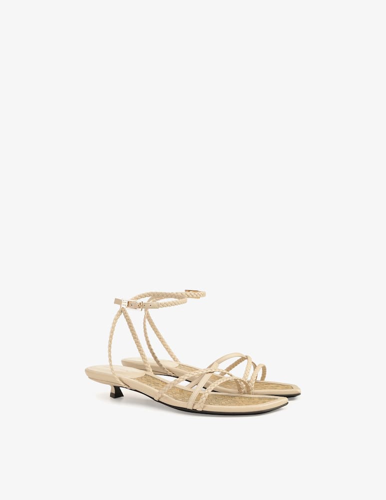 rinascente Sergio Rossi Sandali flat intrecciati Braid