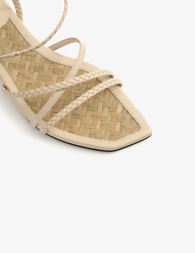 rinascente Sergio Rossi Sandali flat intrecciati Braid