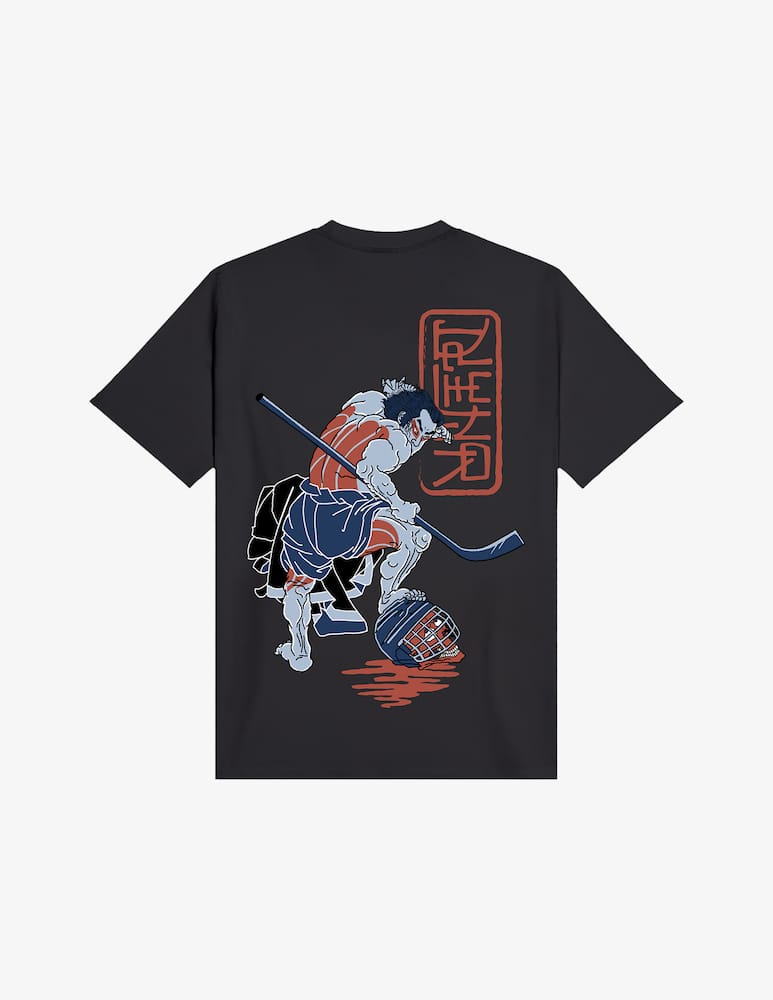 rinascente Dolly Noire Samurai hockey print t-shirt