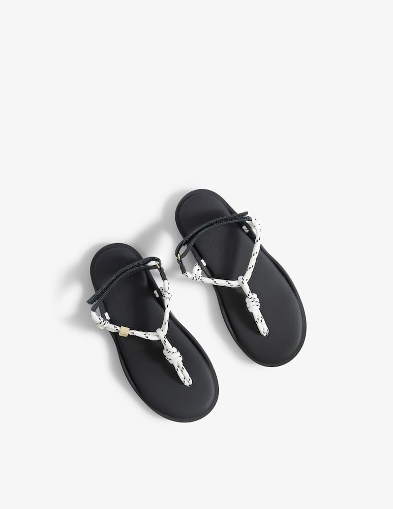 rinascente flowze thong flat sandals