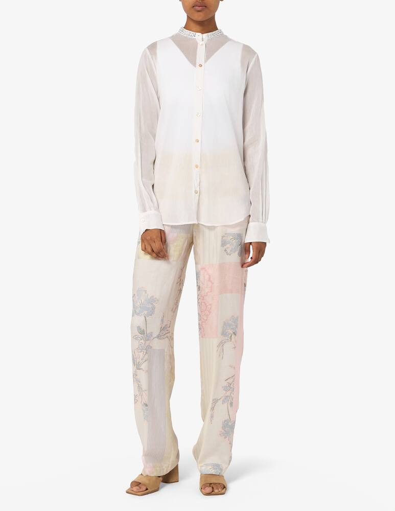 rinascente Forte Forte Pantaloni in misto seta Secret Garden