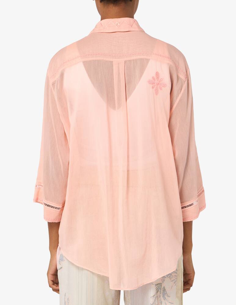 rinascente Forte Forte Camicia con voile e ricamo
