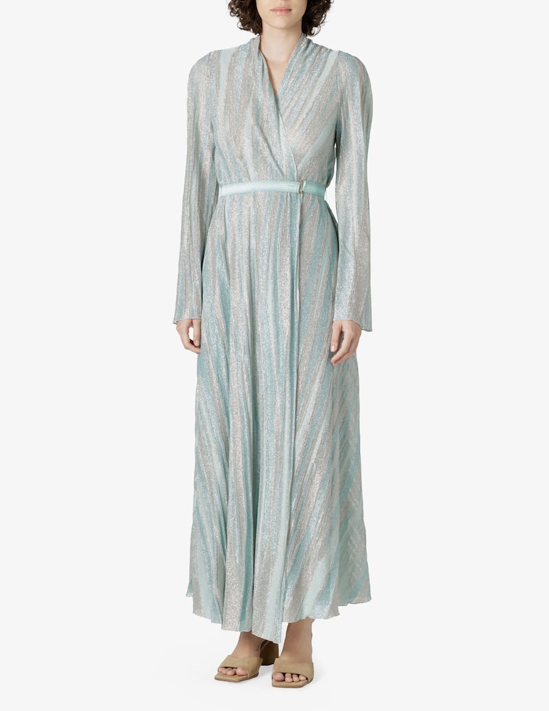 Forte Forte Lurex jersey belted dress - picture 1 Forte Forte Lurex jersey belted dress - picture 1