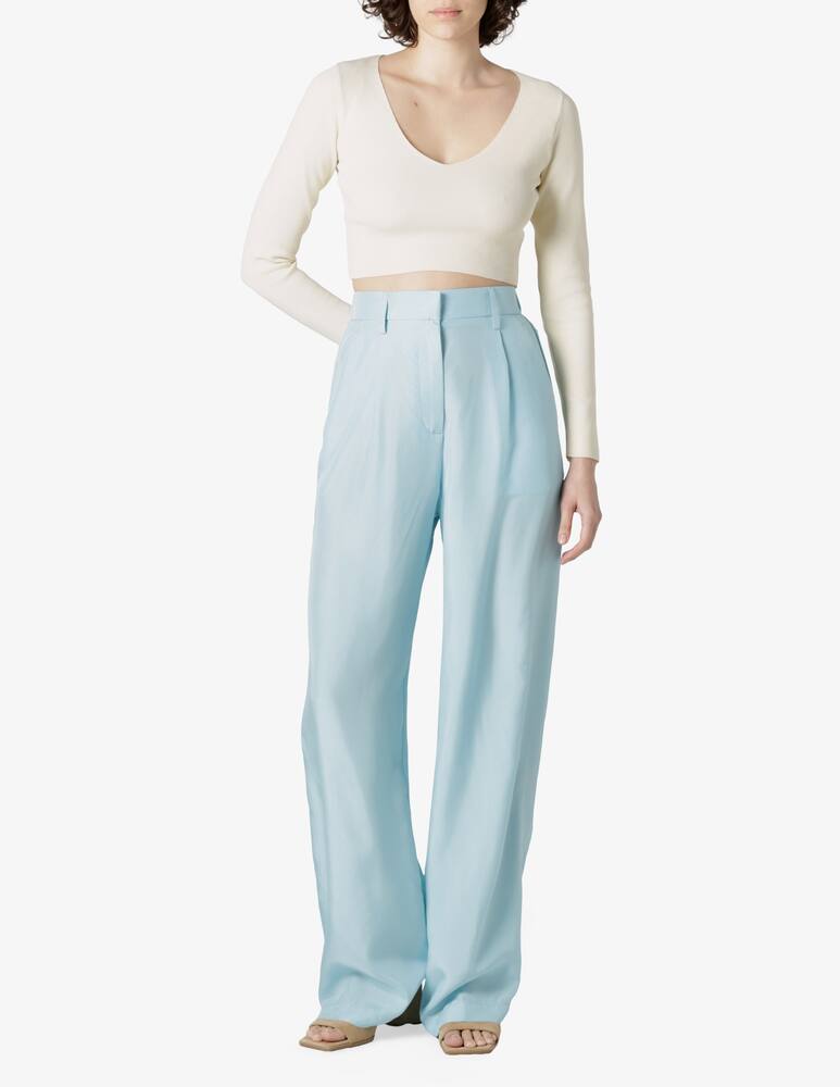 rinascente Forte Forte Habotai silk trousers