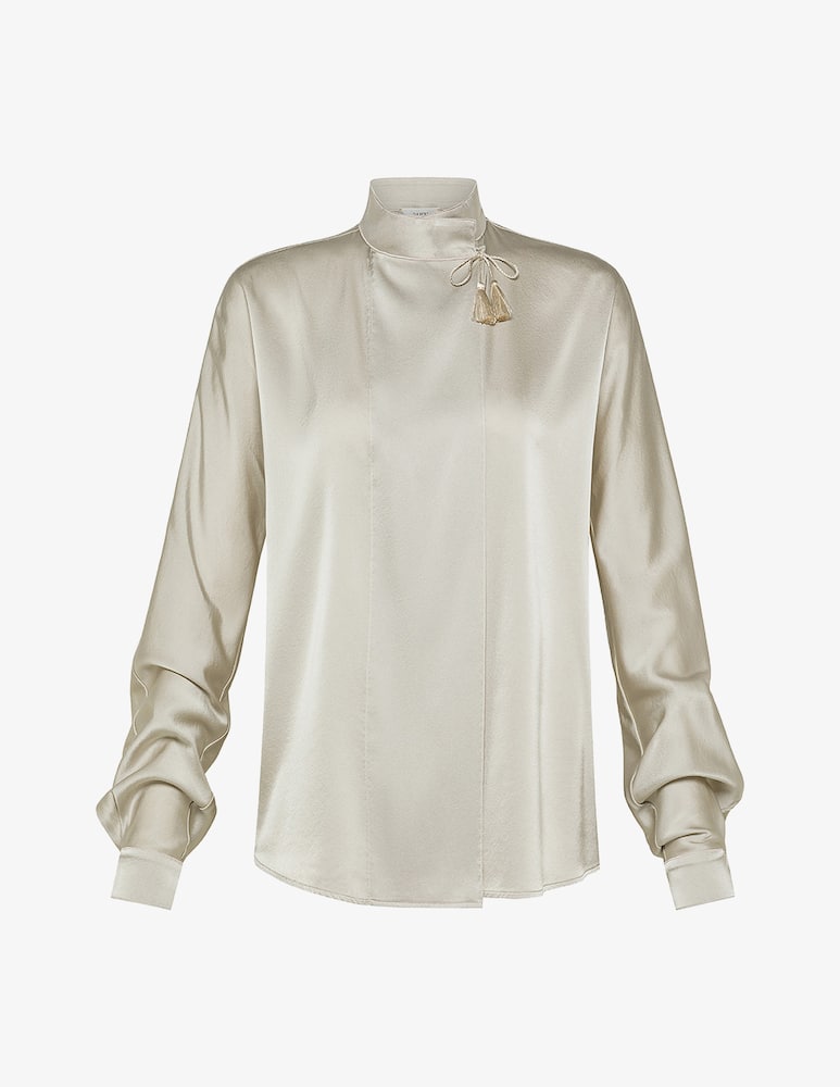 rinascente Forte Forte Silk satin kimono shirt