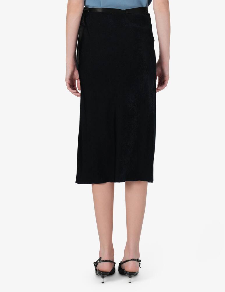 rinascente Forte Forte Velvet sarong skirt