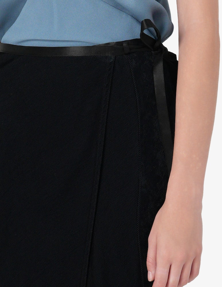 rinascente Forte Forte Velvet sarong skirt