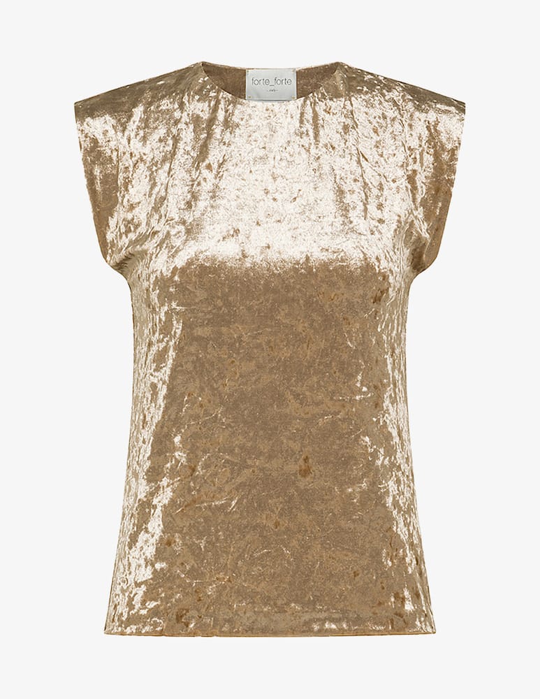 rinascente Forte Forte Iridescent velvet top