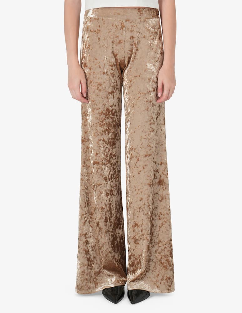 rinascente Forte Forte Iridescent velvet trousers