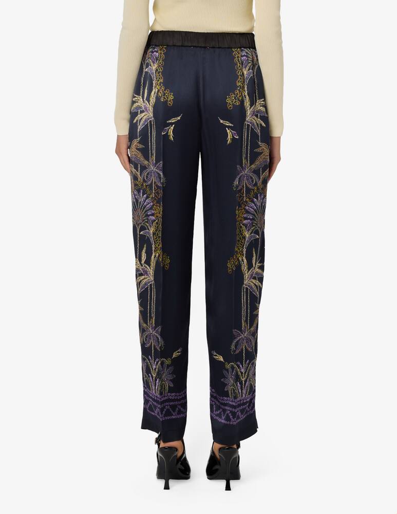 rinascente Forte Forte Sogni print satin trousers