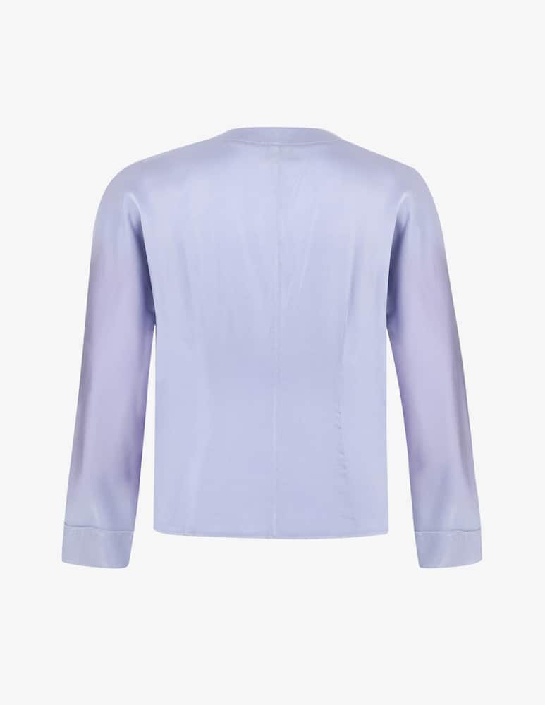 rinascente Forte Forte Silk satin crossover shirt