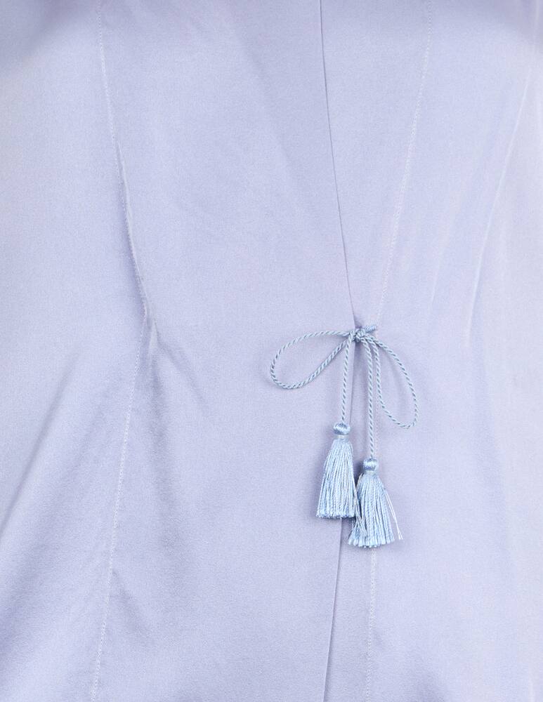 rinascente Forte Forte Silk satin crossover shirt