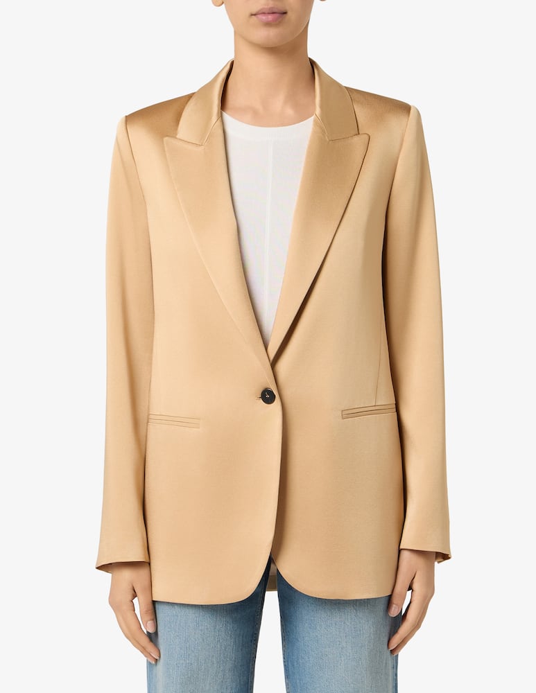 rinascente Forte Forte Envers satin shiny blazer