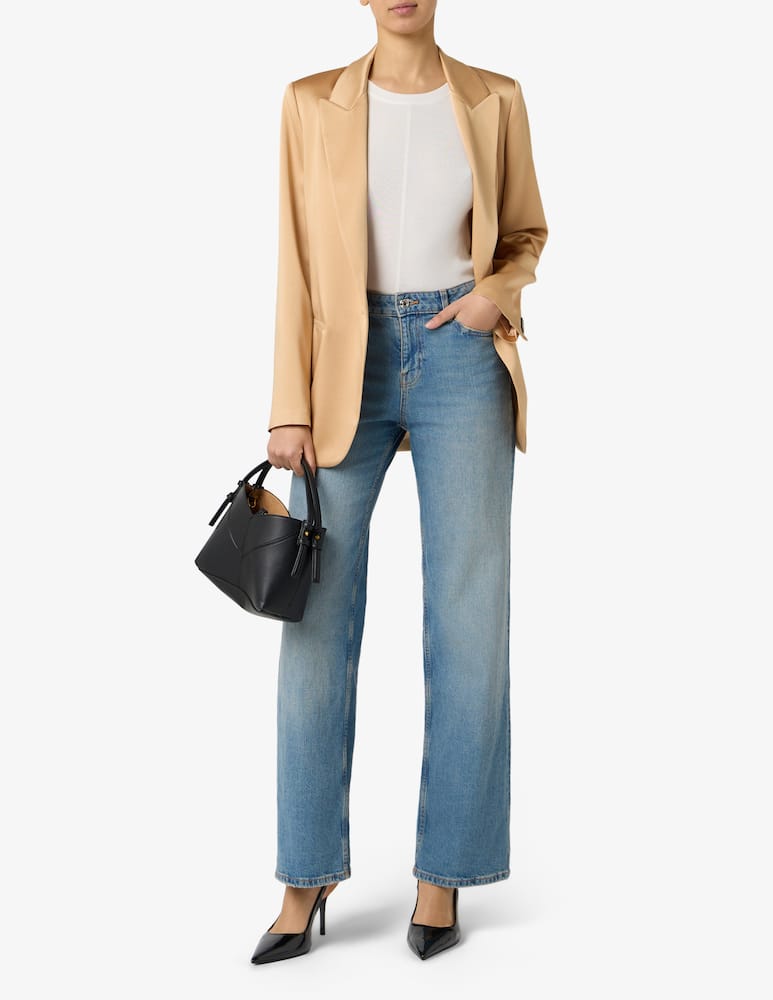 rinascente Forte Forte Envers satin shiny blazer