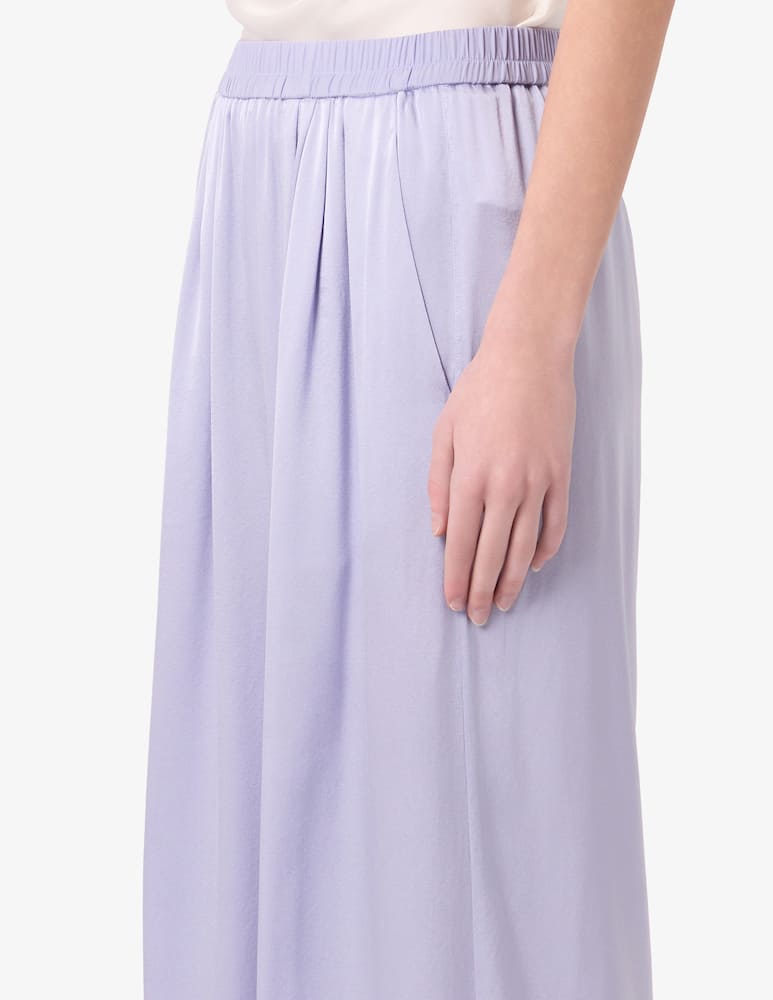 rinascente Forte Forte Shiny stretch silk trousers