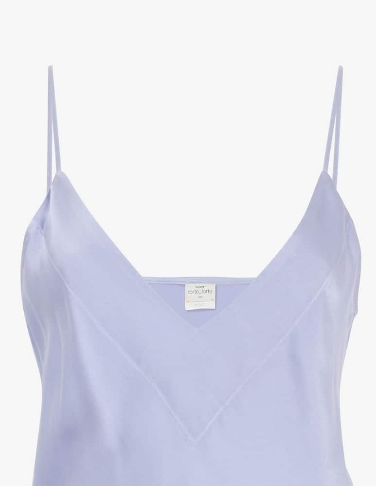rinascente Forte Forte Top in raso di seta stretch