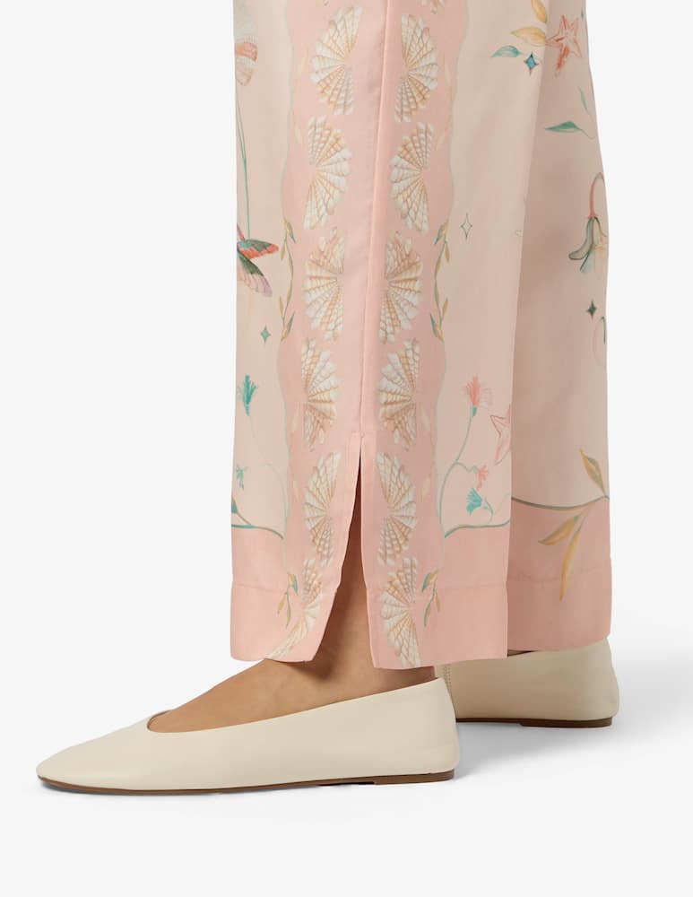 rinascente Forte Forte Deliverance print twill trousers