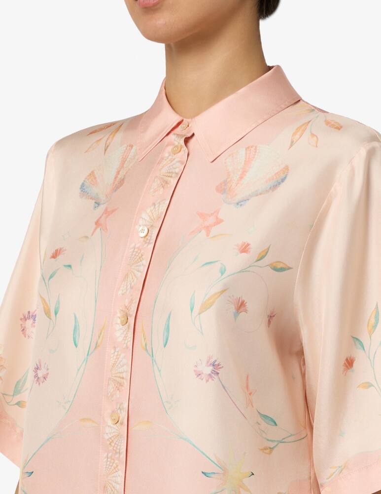 rinascente Forte Forte Deliverance print twill shirt