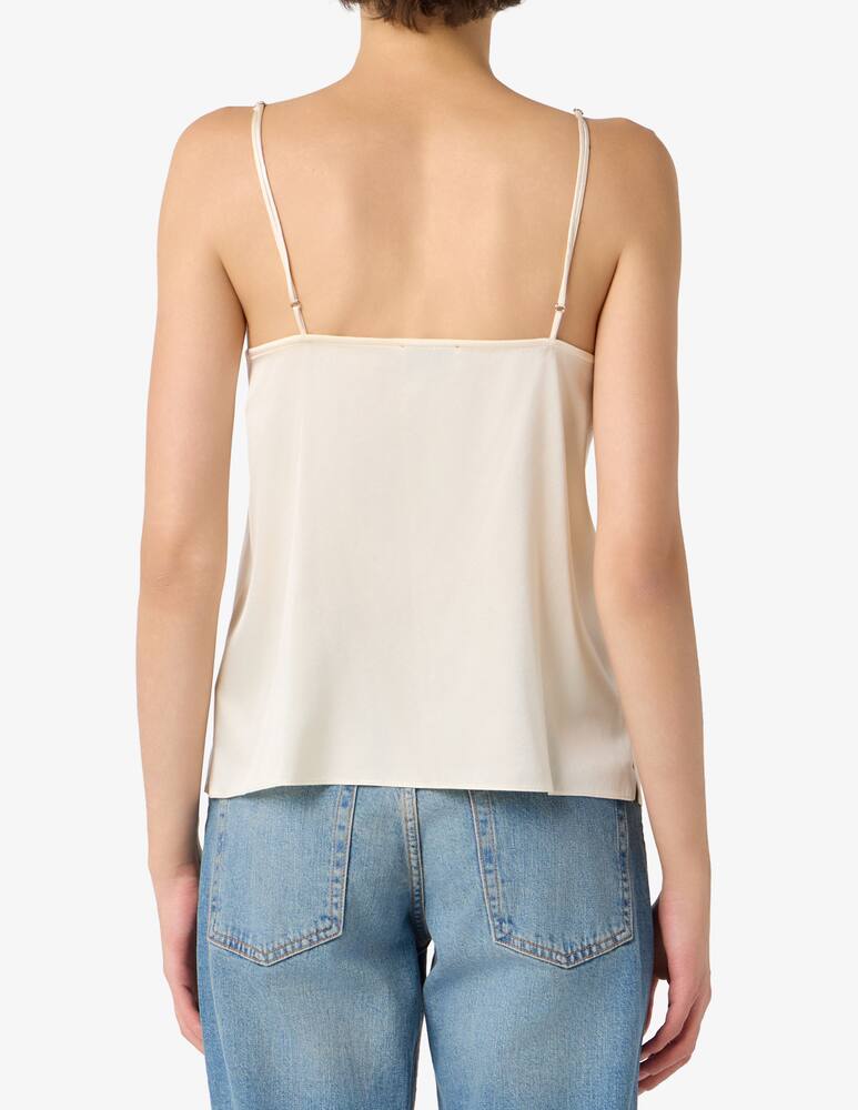 rinascente Forte Forte Silk satin spaghetti strap top