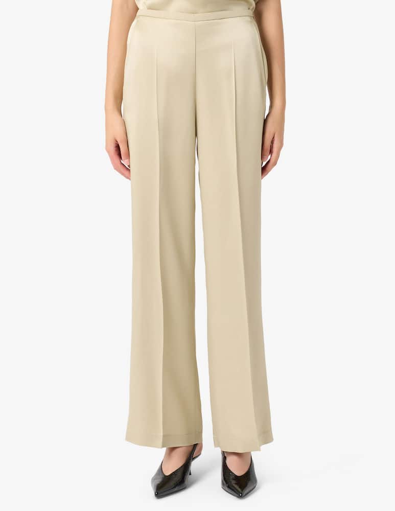 rinascente Forte Forte High-waist satin trousers