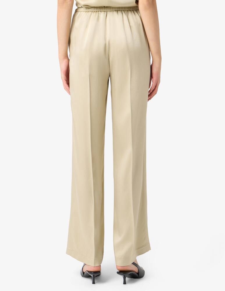 rinascente Forte Forte High-waist satin trousers