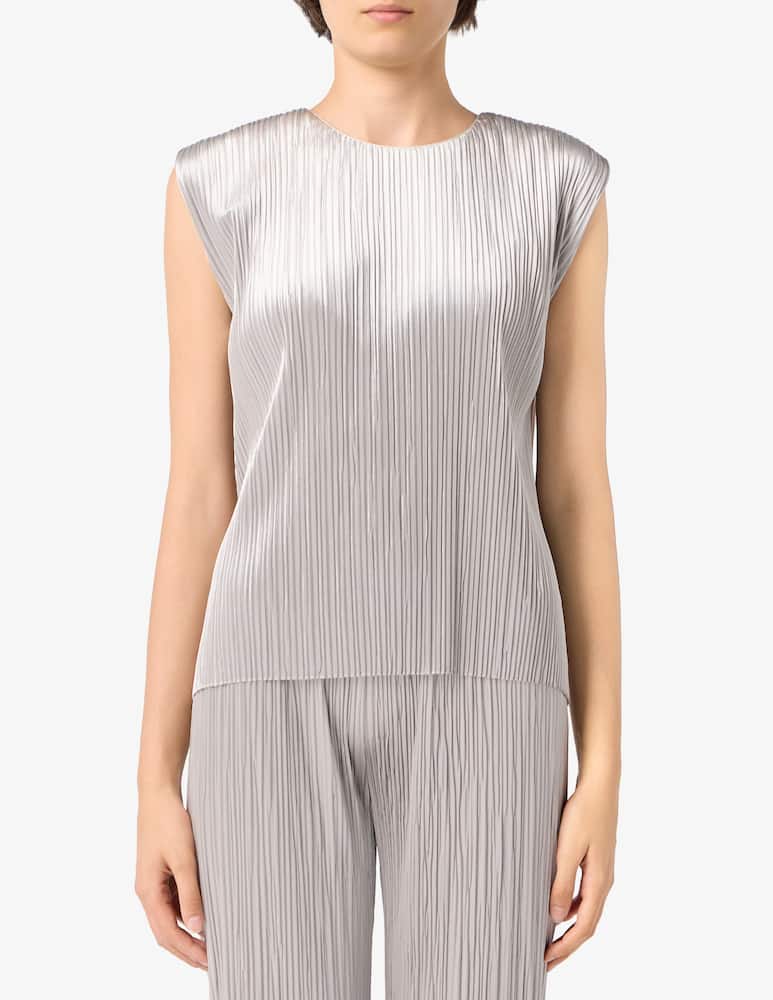 rinascente Forte Forte Pleated jersey top