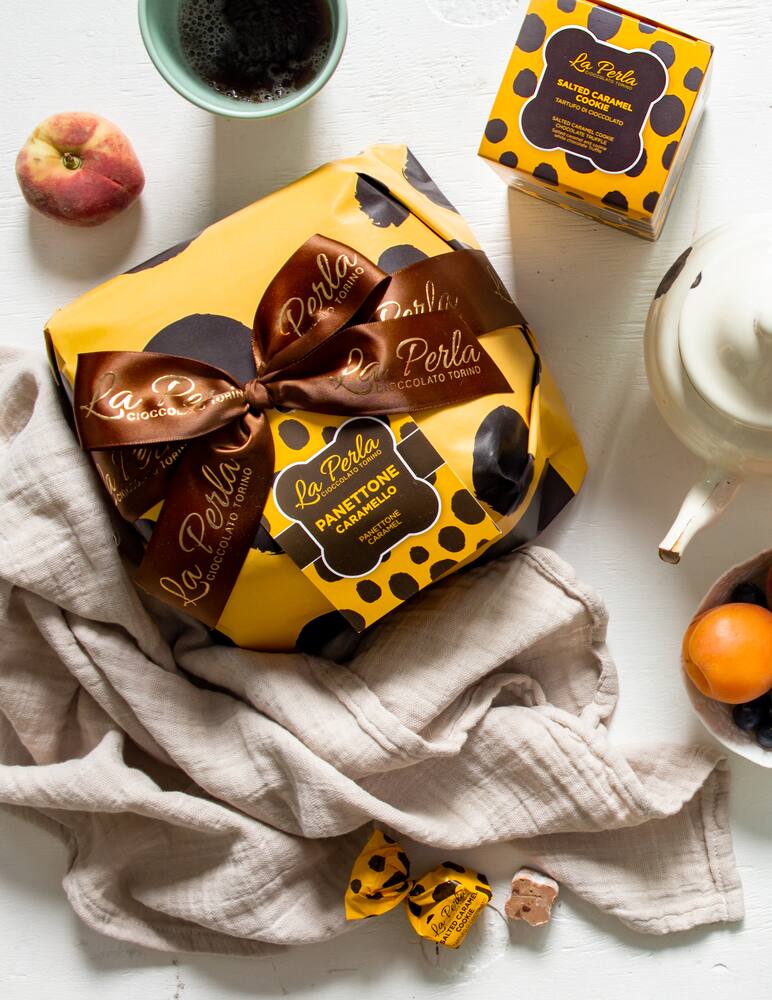 La Perla Di Torino Caramel Panettone 750g - picture 2 La Perla Di Torino Caramel Panettone 750g - picture 2