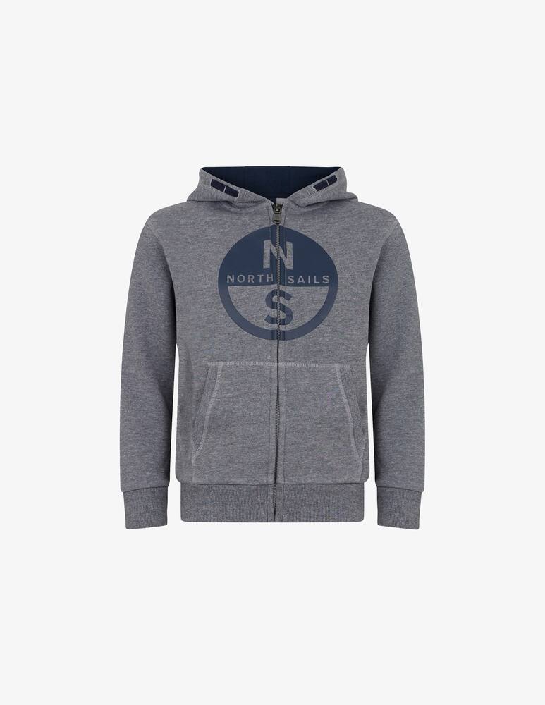 North Sails Felpa con cappuccio e zip - immagine 1 North Sails Felpa con cappuccio e zip - immagine 1