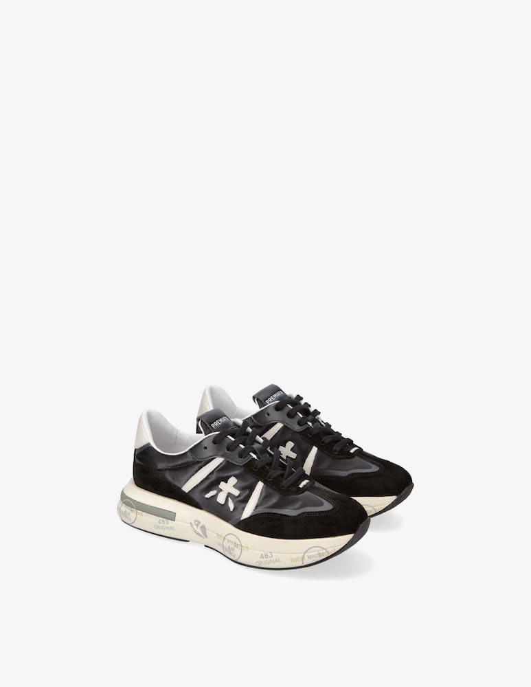 Premiata Cassie nylon and suede sneakers - picture 2 Premiata Cassie nylon and suede sneakers - picture 2