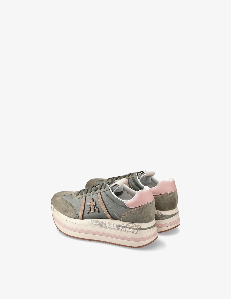 Premiata Sneaker in nylon e pelle Beth - immagine 4 Premiata Sneaker in nylon e pelle Beth - immagine 4