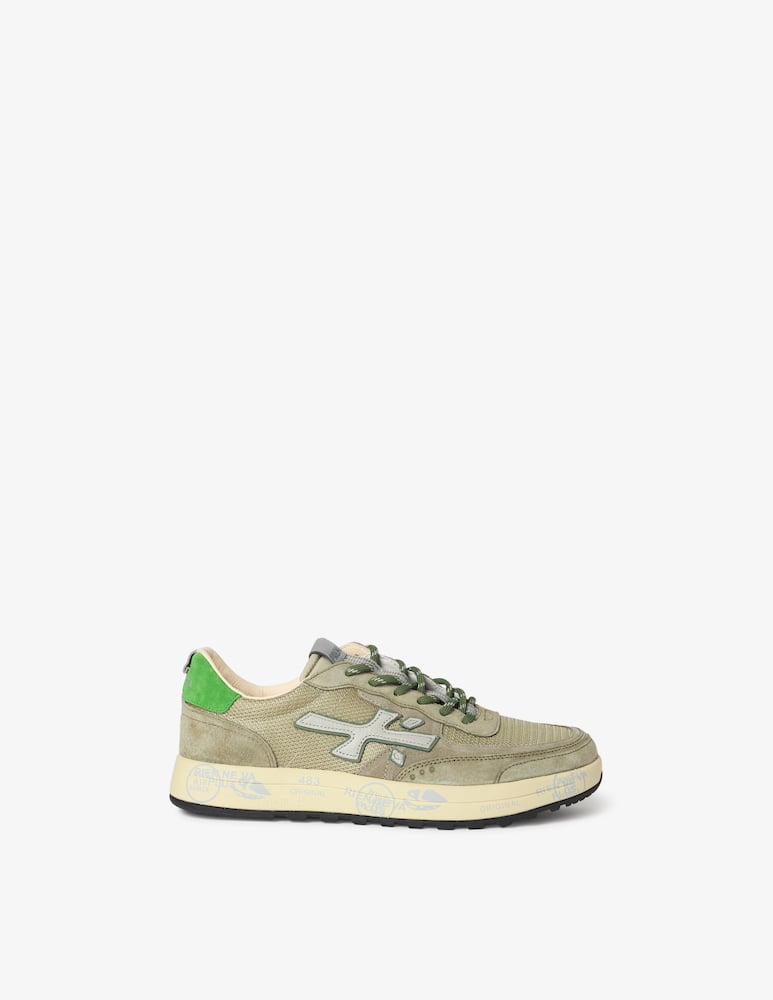 rinascente Premiata Nous mesh suede sneakers