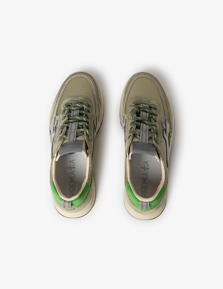 rinascente Premiata Nous mesh suede sneakers