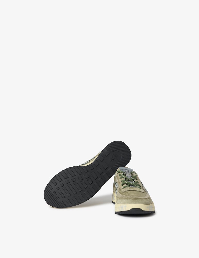 rinascente Premiata Nous mesh suede sneakers