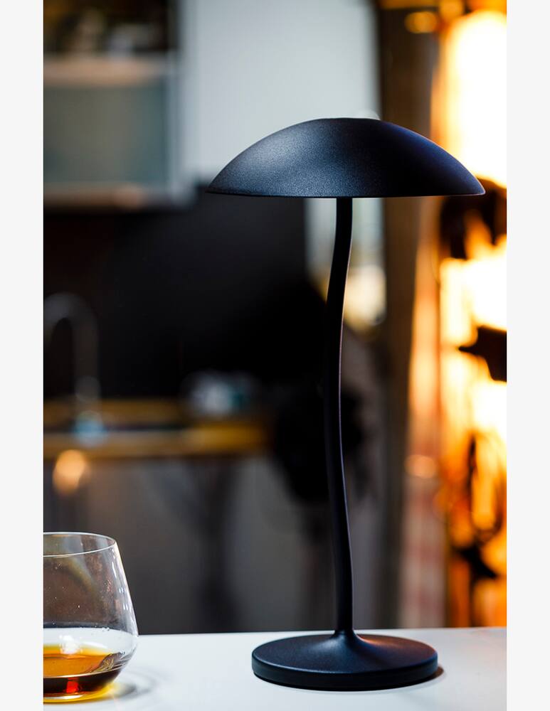 rinascente Blackout Stem Rechargeable Table Lamp