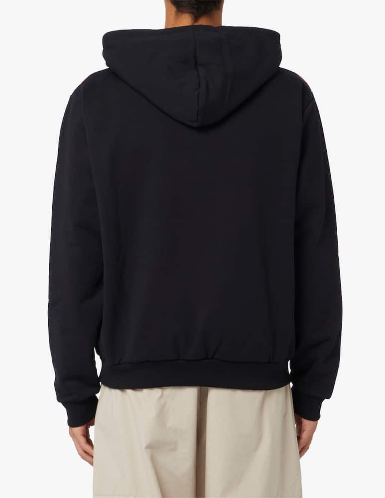 rinascente Phobia Red lateral lightning hoodie