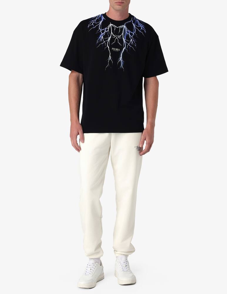 rinascente Phobia Blue lightning short sleeves t-shirt