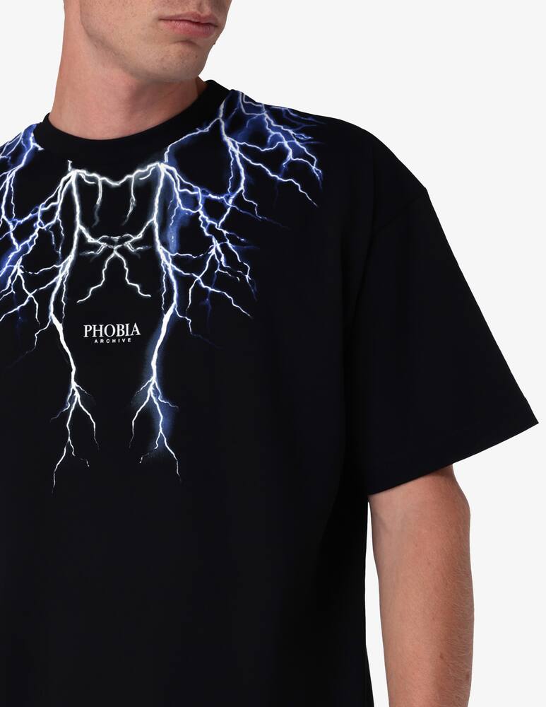 rinascente Phobia Blue lightning short sleeves t-shirt