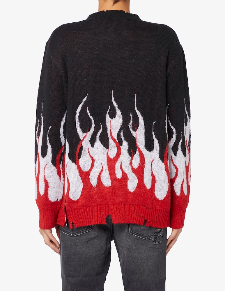 rinascente Vision of Super Red flame sweatshirt