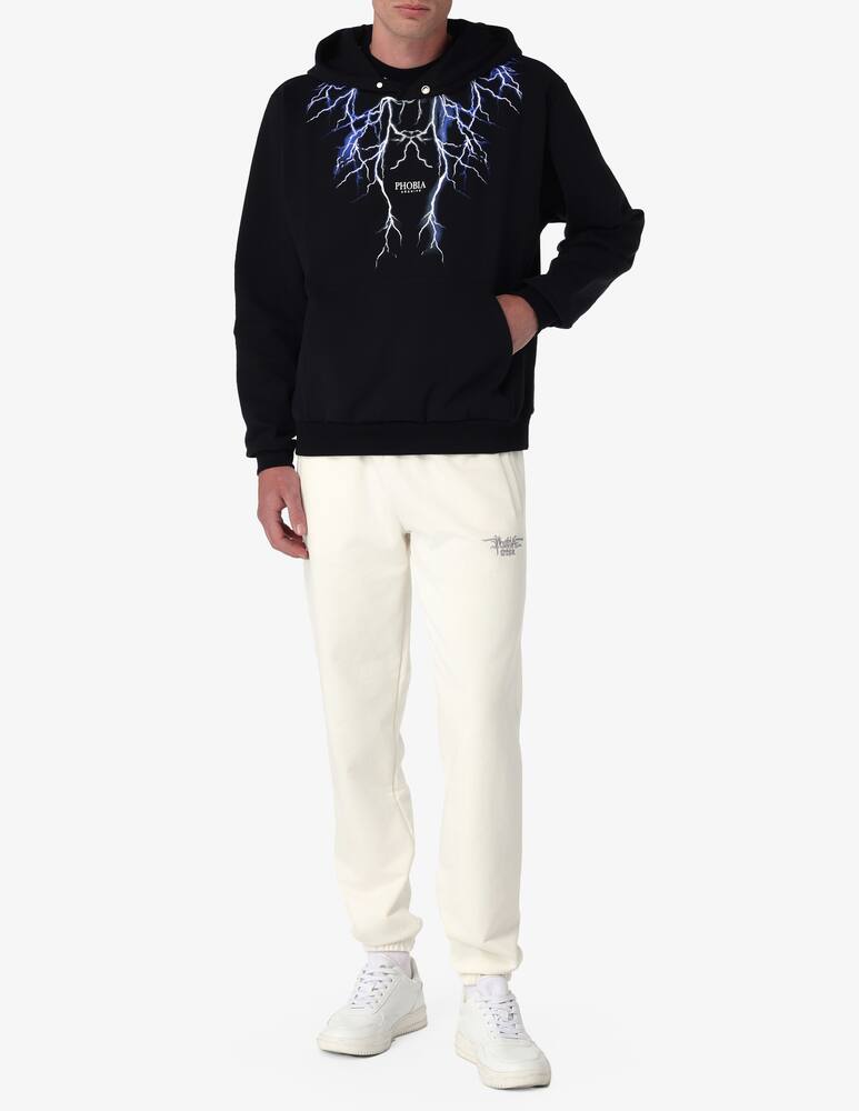rinascente Phobia Blue lightning hoodie