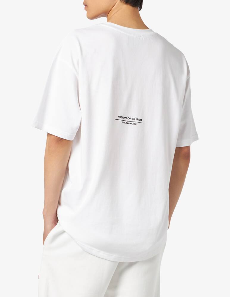 rinascente Vision of Super Maglietta con fiamme