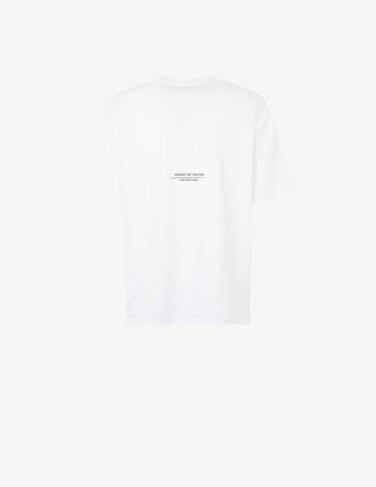 rinascente Vision of Super Maglietta con fiamme