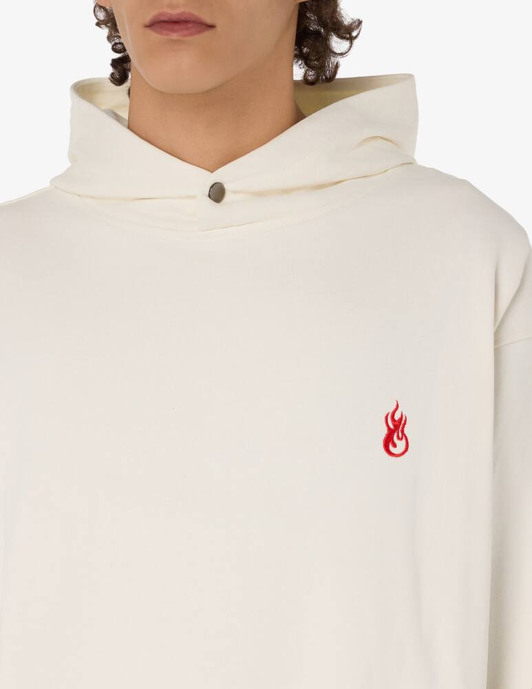 rinascente Vision of Super Gelpa con cappuccio loghino flame