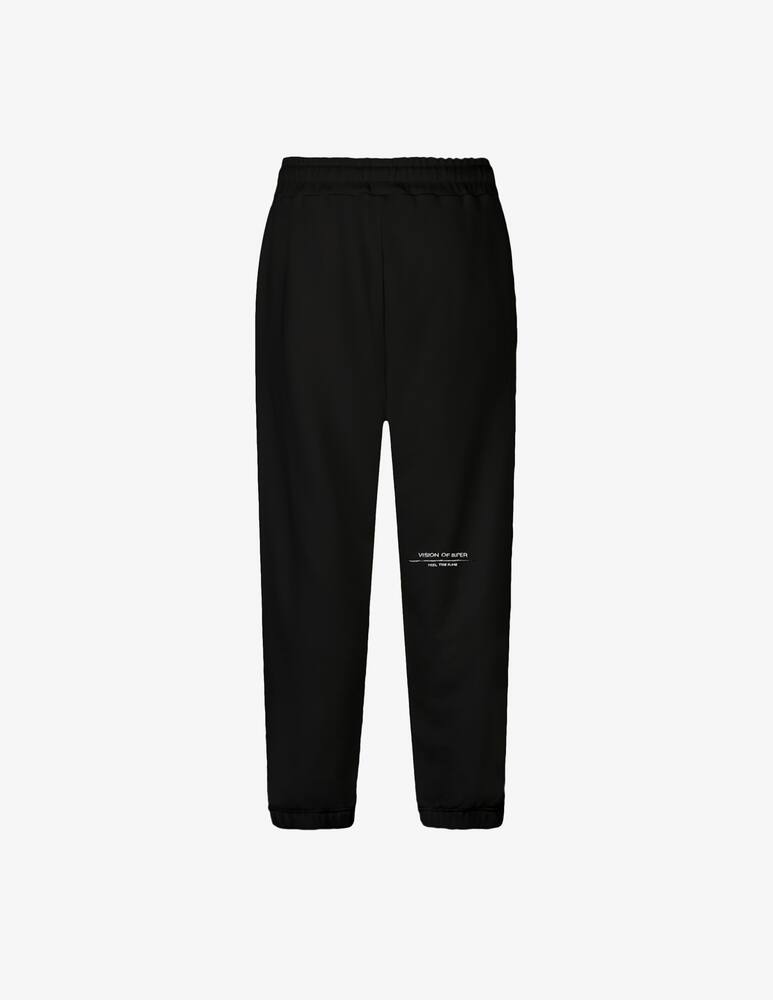 rinascente Vision of Super Pants with flames logo and metal label