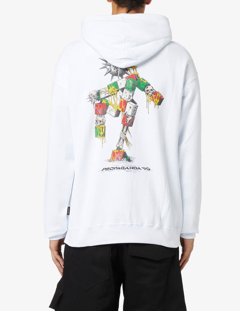 rinascente Propaganda Felpa con cappuccio novanta italia