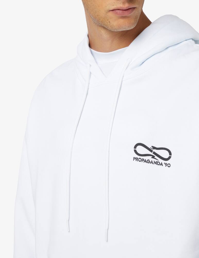 rinascente Propaganda Felpa con cappuccio novanta italia