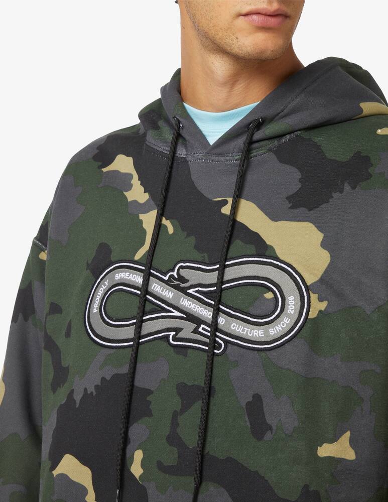 rinascente Propaganda Felpa con cappuccio baseball camo