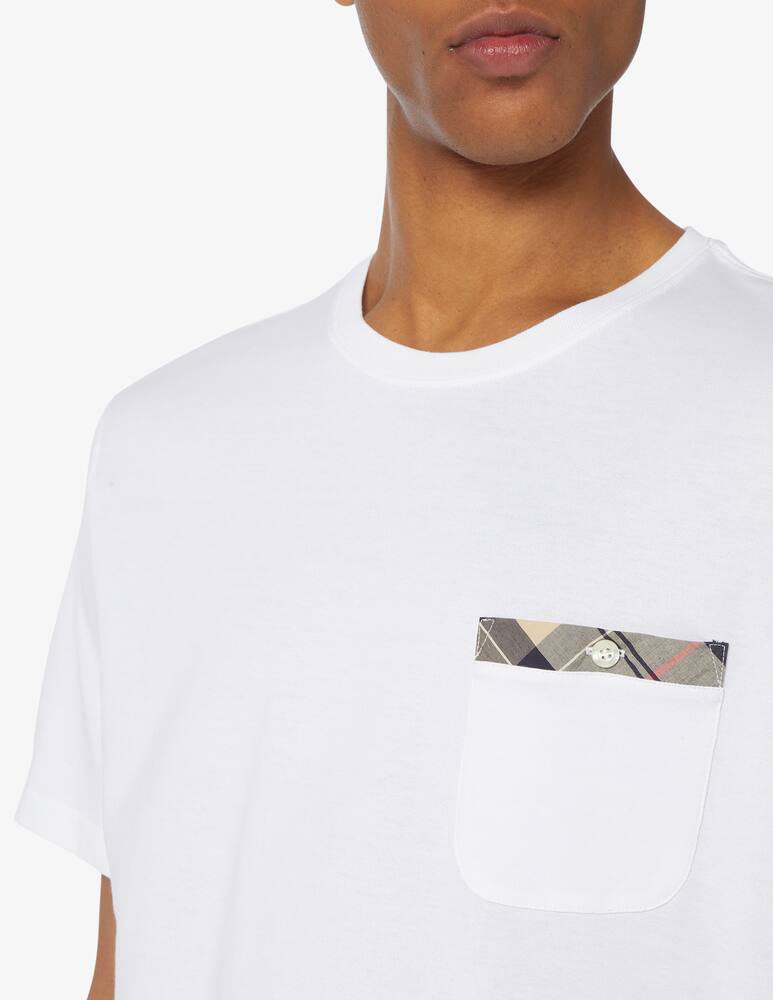 rinascente Barbour Maglietta tartan con taschino 