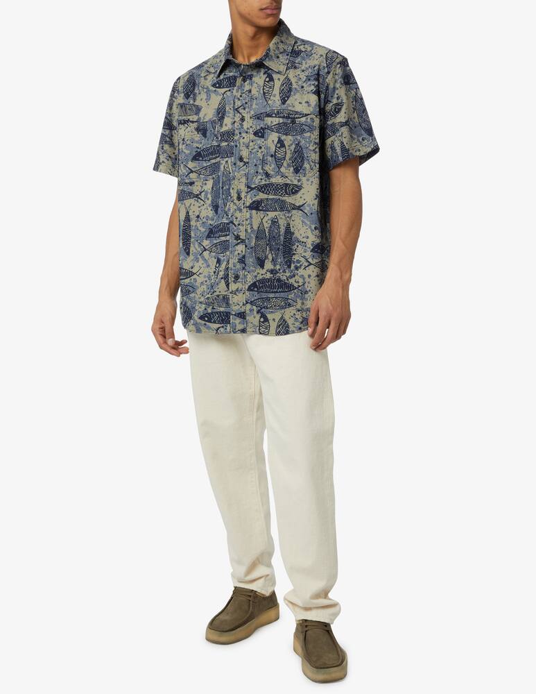 rinascente Filson Camicia con stampe fish 