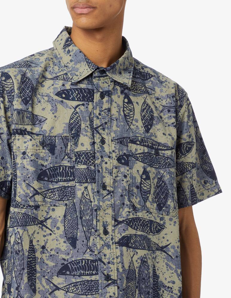 rinascente Filson Camicia con stampe fish 