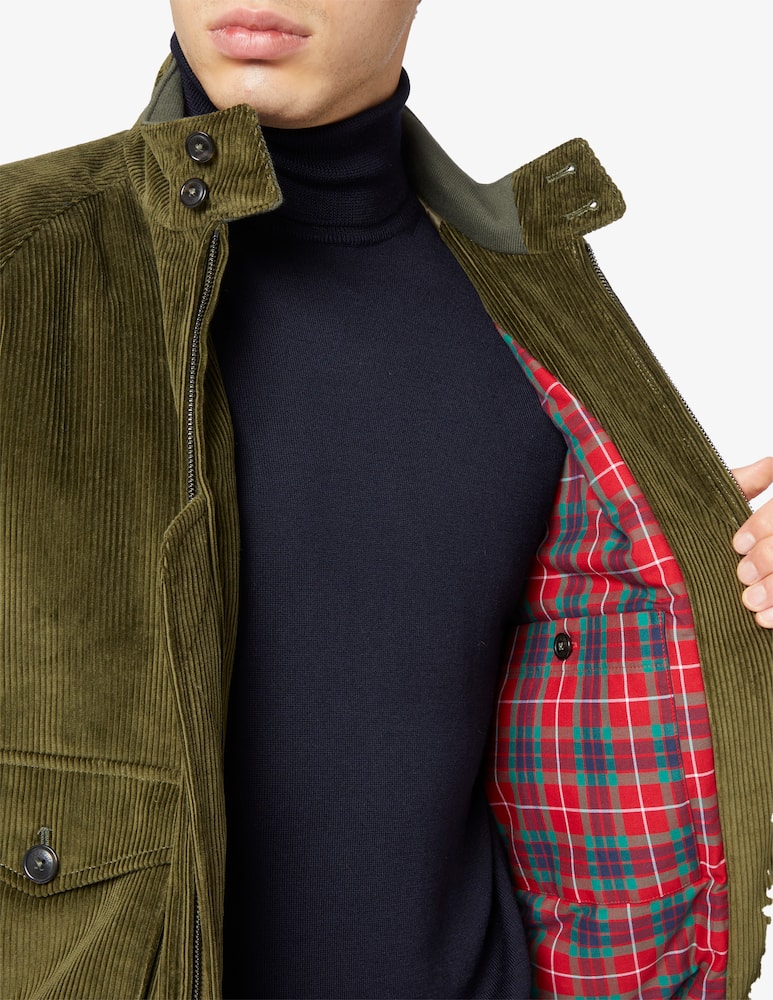 rinascente Baracuta Velvet g9 ribbed jacket